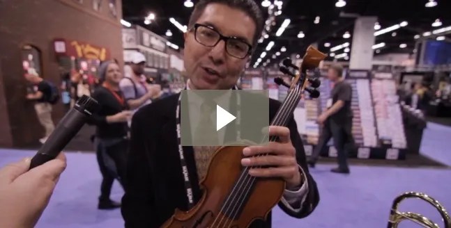 Ruben Salazar of Eastman at NAMM 2016