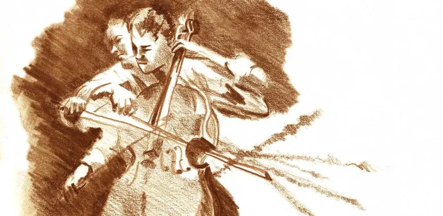 coordination for strings instruments lesson illustration