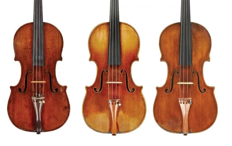 Three G.B. Guadagini violins sold at auction