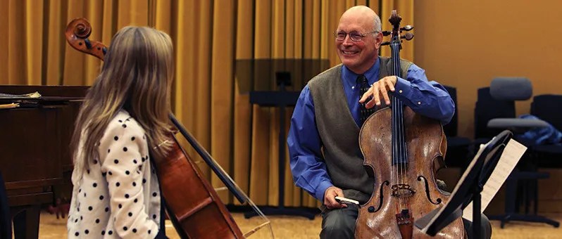 Steven Doane at a European String Teachers’ Association master class