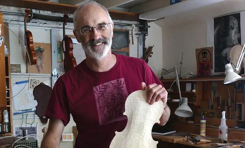 Luthier Andrew Carruthers describes his favorite part of the instrument-making process