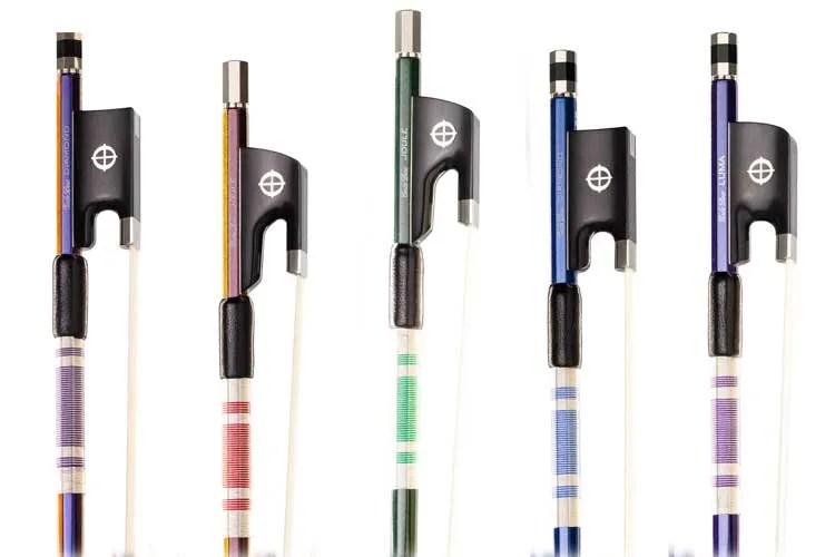 CodaBow Chroma bow handles in different colors