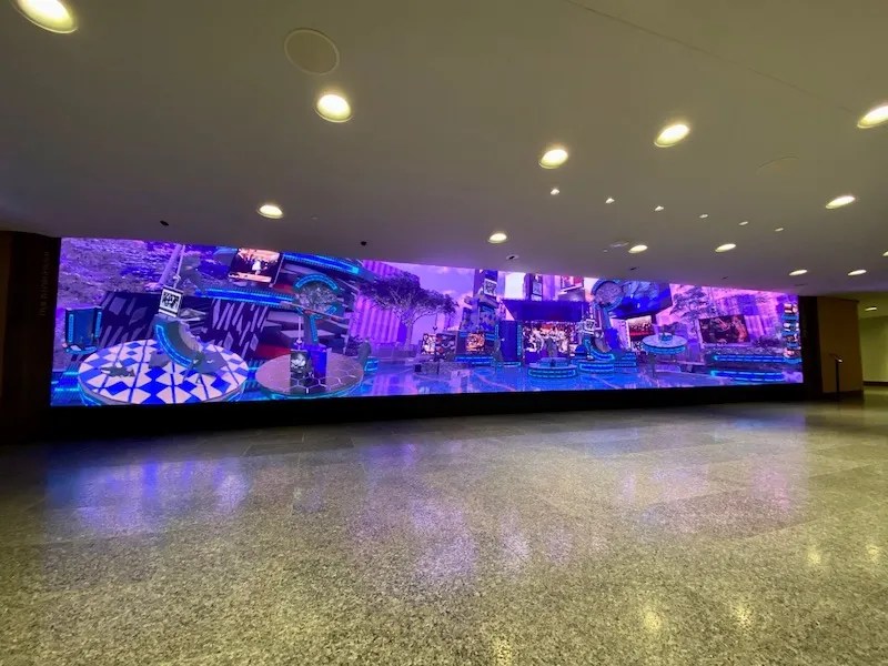 David Geffen Hall video wall