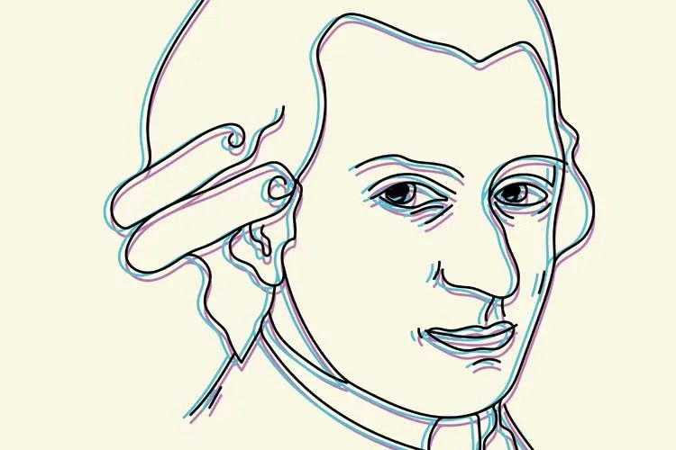 Mozart line drawing