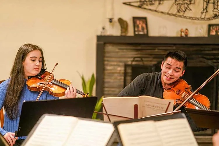 LyricaFest students rehearsing