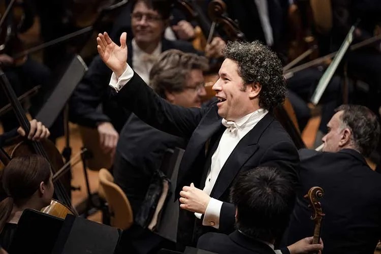 Gustavo Dudamel conducting