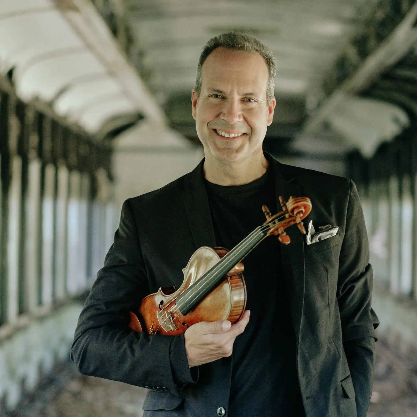 Scott Flavin with violin
