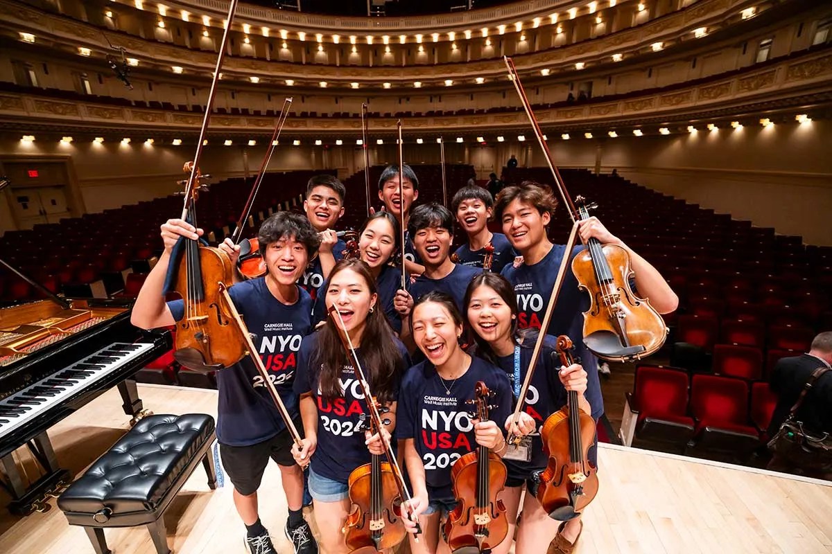 NYO-USA Dress Rehearsal at Carnegie Hall, 2024, Photo: © 2024 Chris Lee