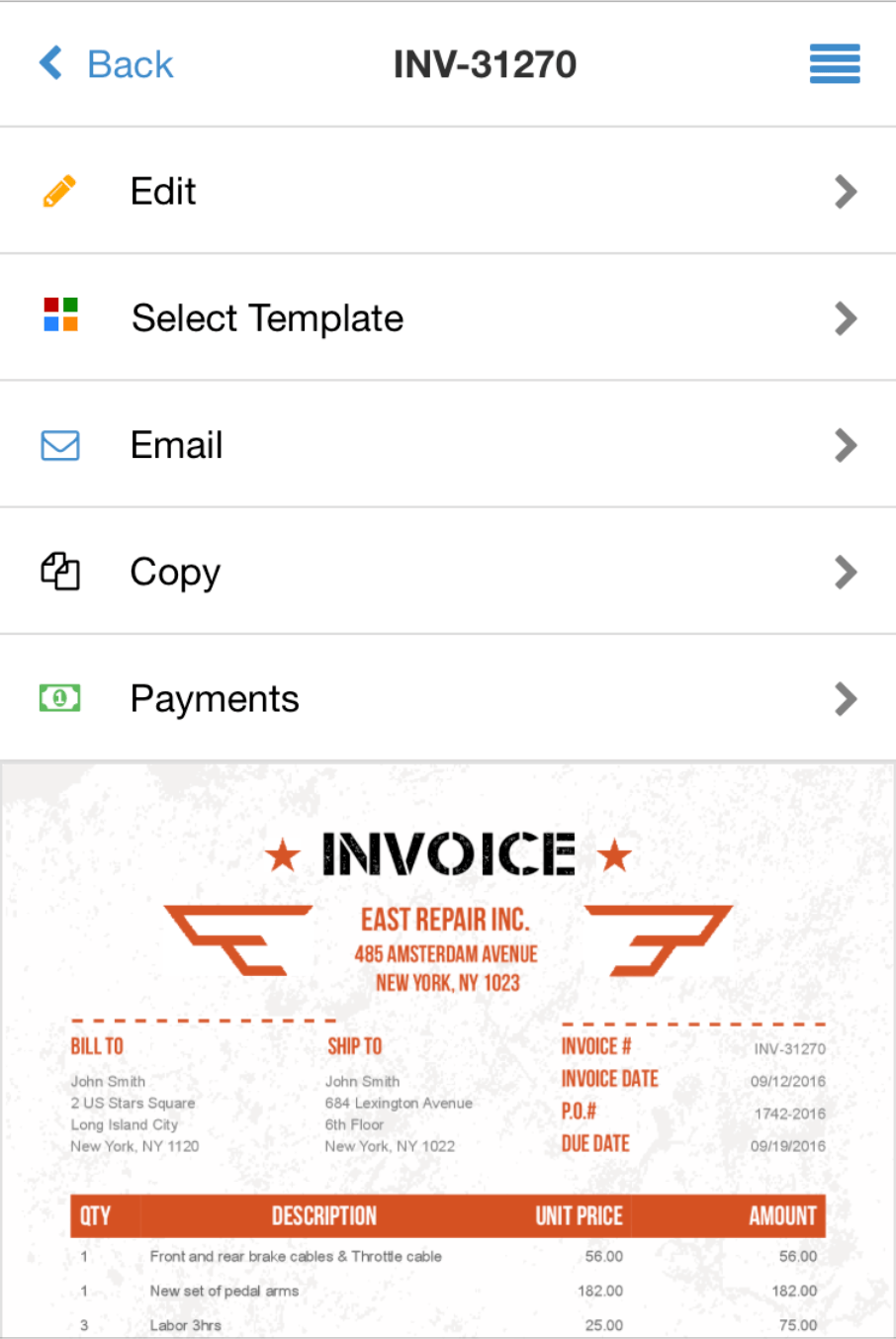 100 free invoices | email pdfs & get paid online. Stripe Partners Invoice Home