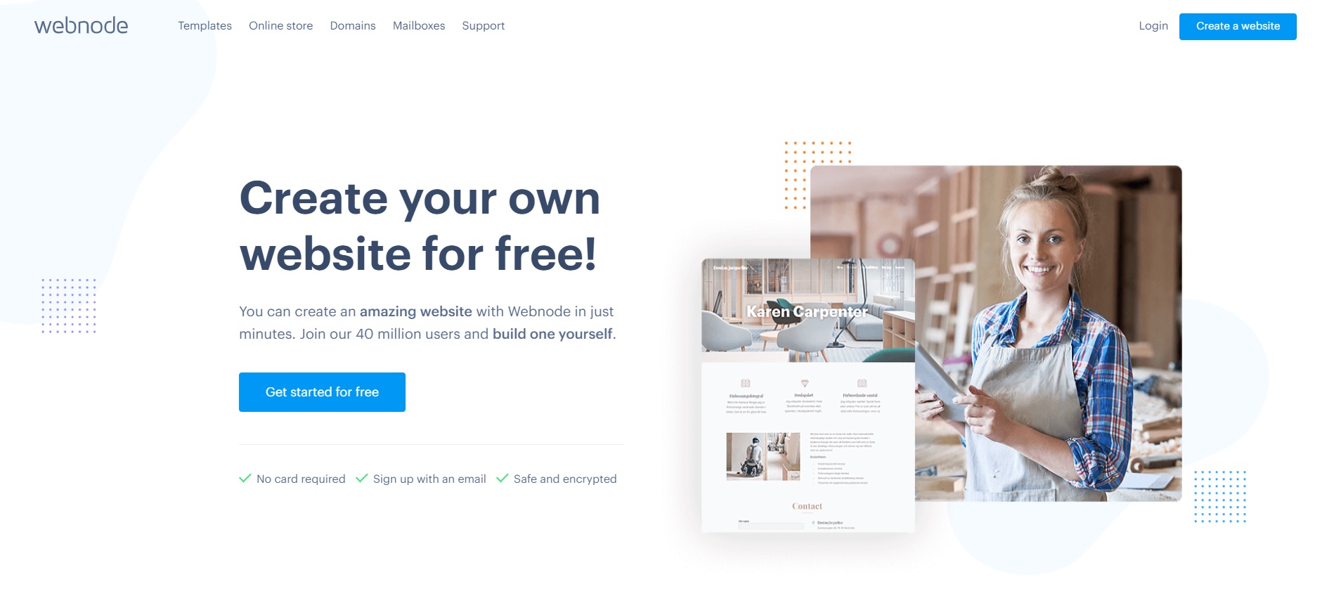 Z nami tworzenie stron jest naprawdę łatwe. Stripe Partners Webnode