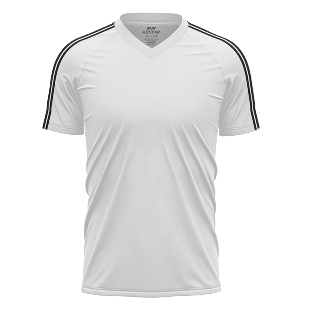 White Tri-Sleeves Pattern