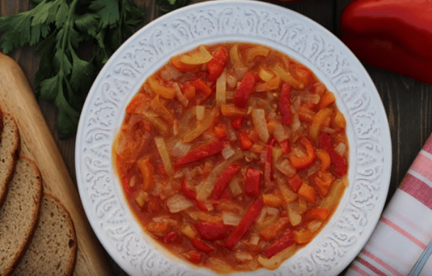 Фото 95: Лечо из помидор быстро и вкусно. Лечо из перца…