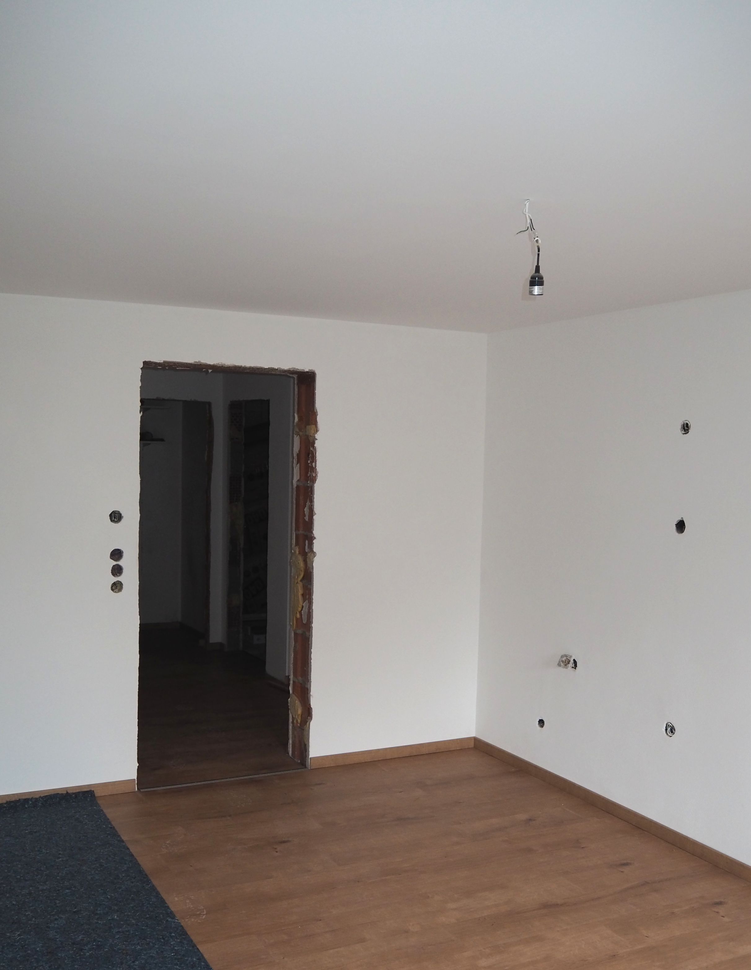 Innensanierung mit Filzputz und Tapezierarbeiten - 14.03.2022