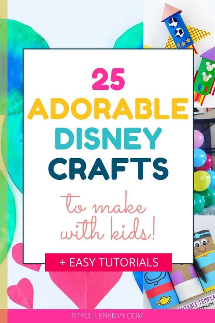 And while we use our imaginations and dream, why not go . 25 Best Disney Crafts For Kids Easy And Adorable