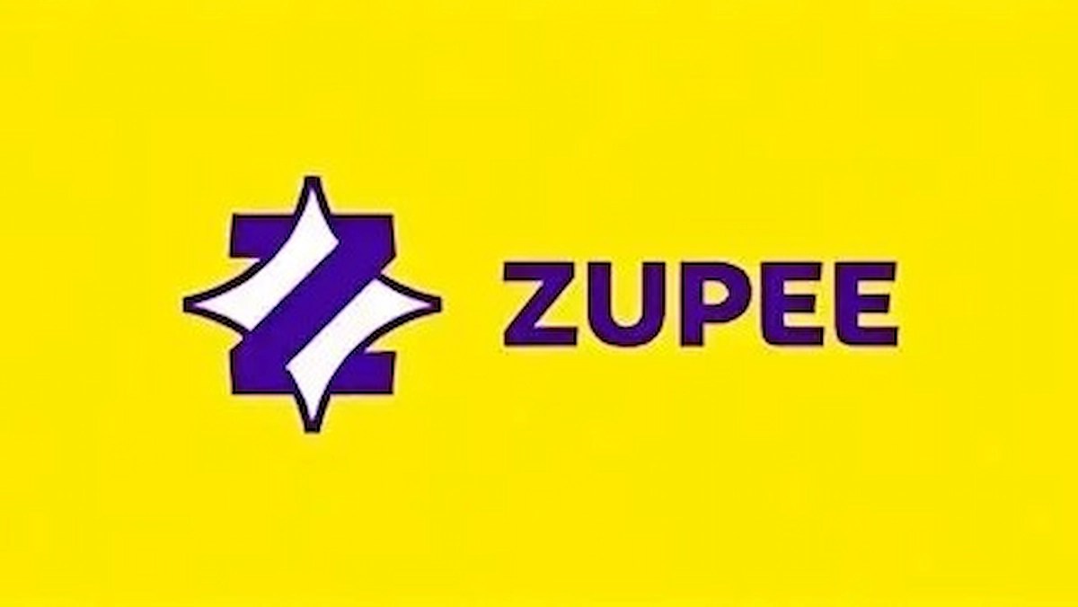 Zupee logo displayed against a yellow background as the gaming startup cuts jobs following online gaming bans in India.