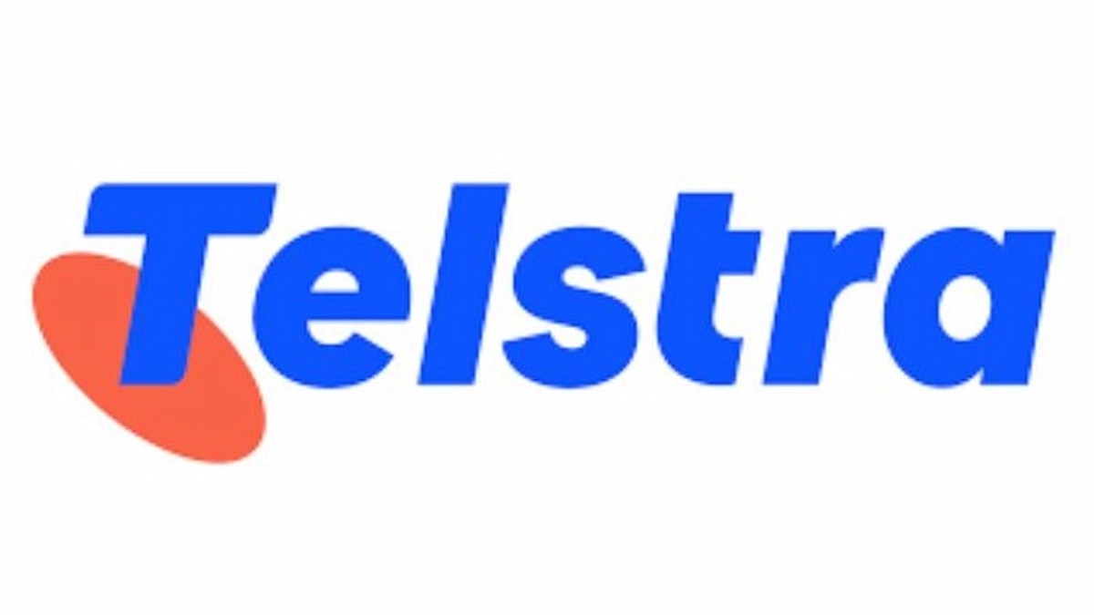 Telstra logo displayed as the company cuts 209 jobs and shifts some AI and data work to India under its Accenture joint venture.