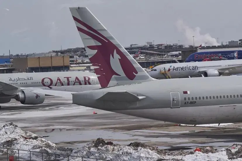 Qatar Airways aircraft as the airline announces the appointments of Abdulla Ali and Calum Laming to new executive leadership roles