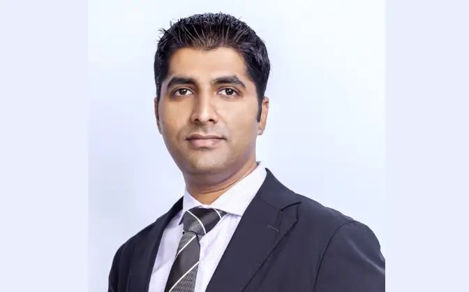 Ranjith Kaippada, Managing Director of Cloud Box Technologies, announcing AI Lab partnerships with UAE universities.