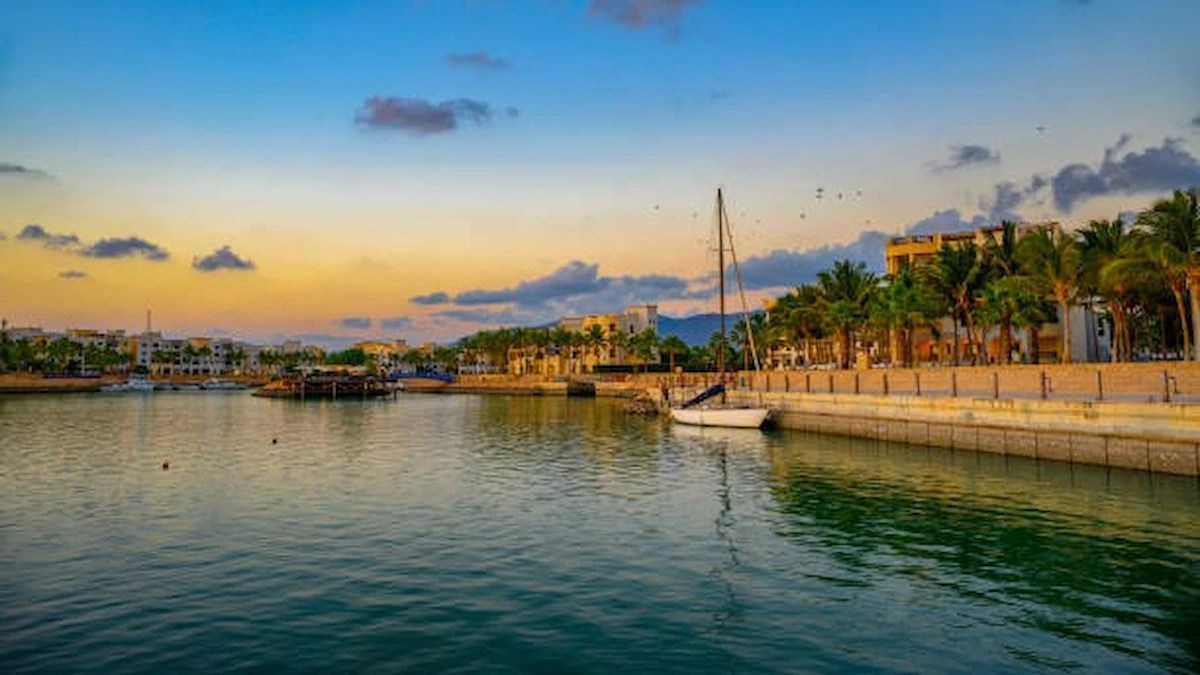 Waterfront view in Muscat representing Oman future jobs driven by AI, digital innovation and skills-based career growth.