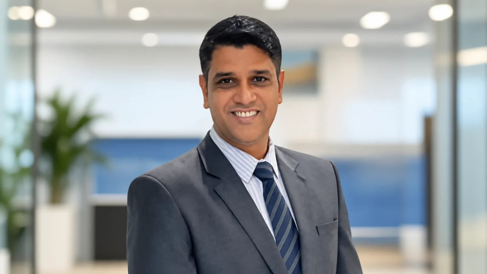 Vikram Aditya, newly appointed Head of Distribution, Health, Oman at GIG Gulf Oman, in a professional business portrait.
