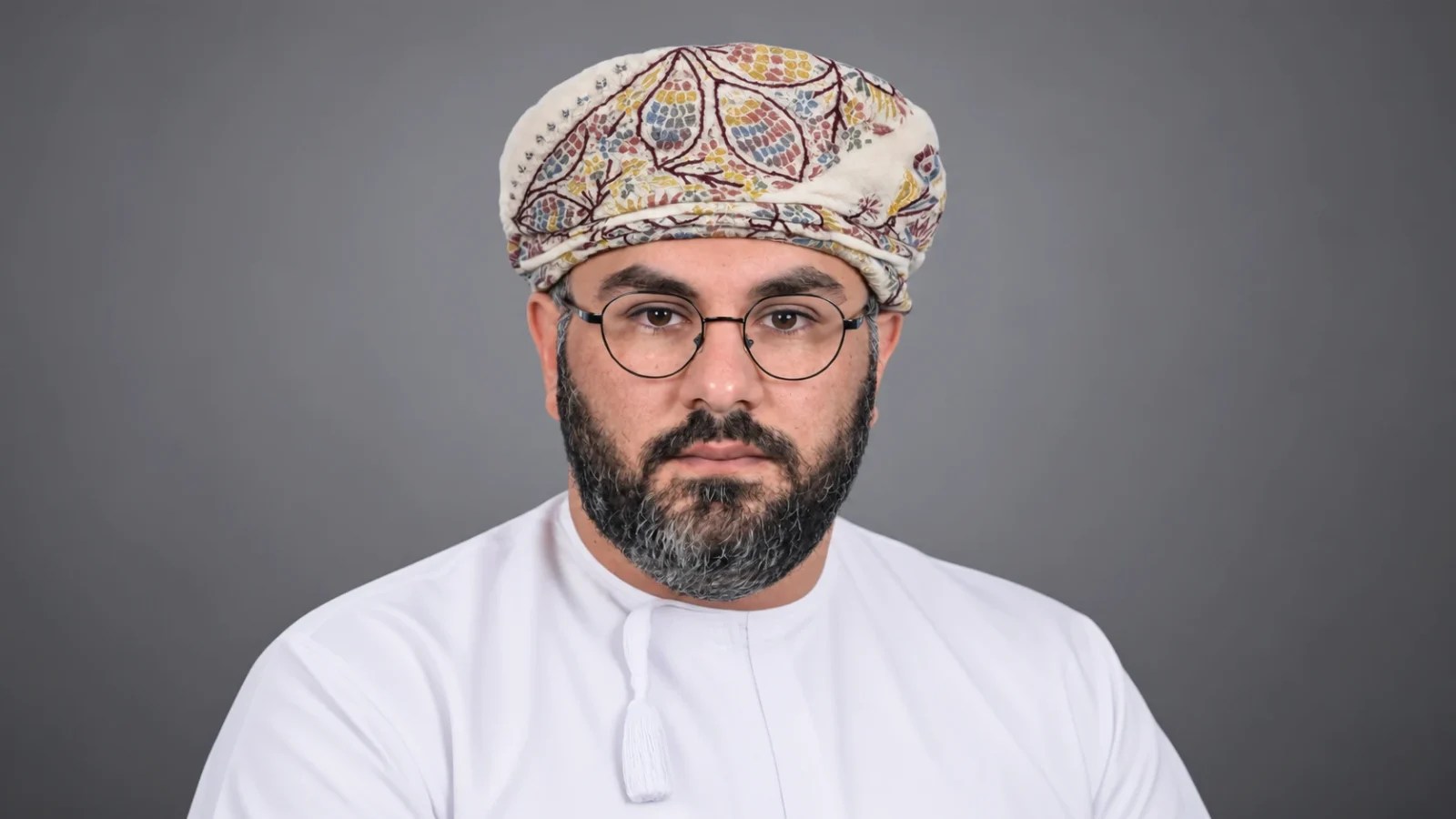 Portrait of Sulaiman Al Harthy, newly appointed Manager of the Shari'ah Compliance Oversight Department at the Central Bank of Oman.