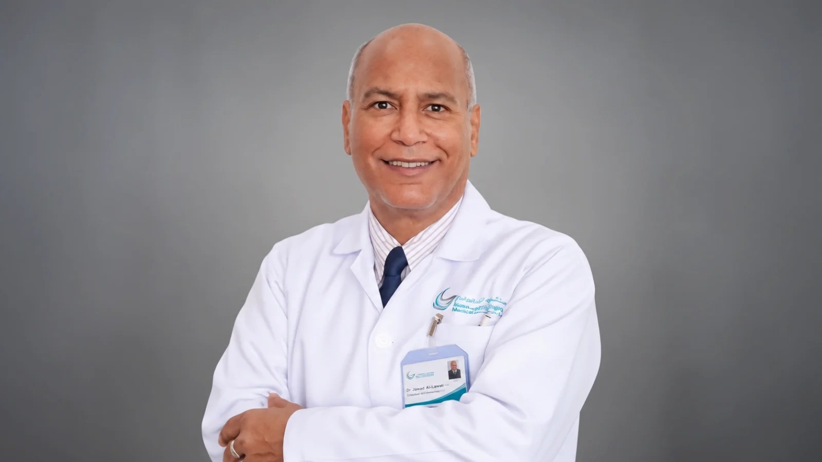 Dr Ahmed Rammah, newly appointed Supervisor of the Infertility Unit at the Ministry of Health, poses for an official portrait.