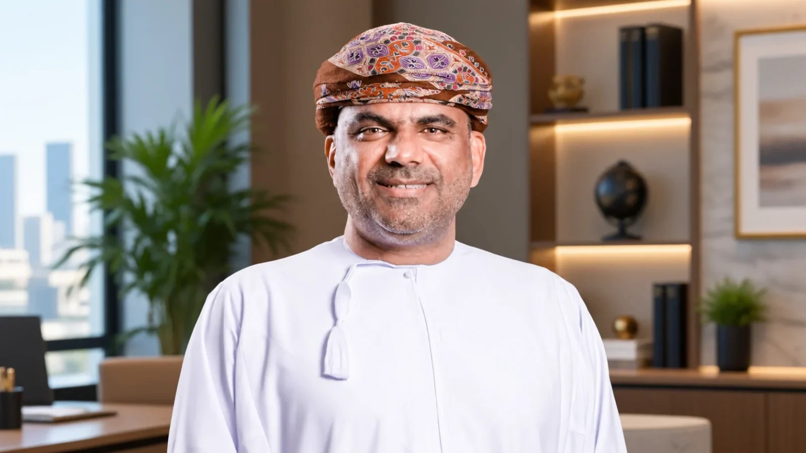 Mohammed Al Mujaini, Chief Operations Support Officer at Oman Oil Marketing Company, in a professional portrait.