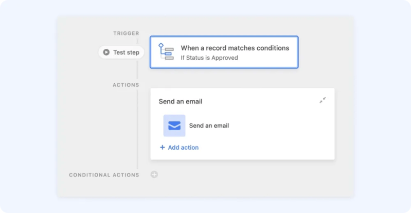 Airtable Automations Guide No Code Workflow Automation Structlabs Io - Modern Dark Texture - Desktop
