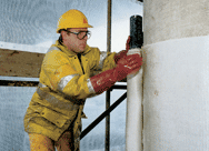 Composite Wrap Application using Glass Fibre and Wet Application Method