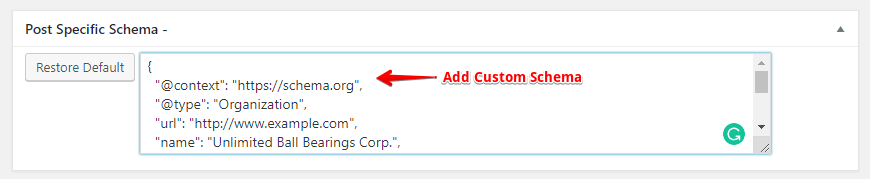 With the site remotely by sending and receiving json data. How to add Custom Schema(JSON code) without writing code in WordPress - Schema & Structured Data ...