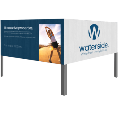 Wood panel sign