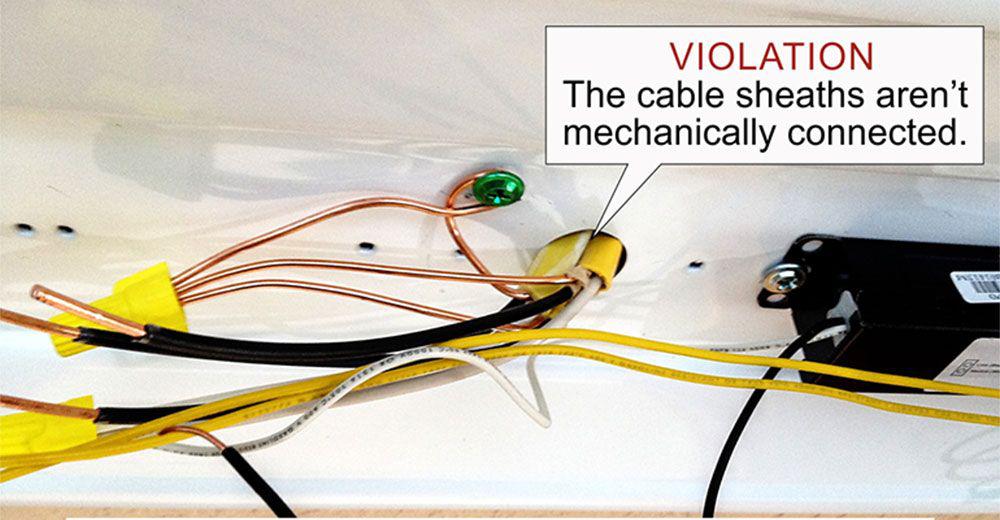 Mechanical Continuity of Raceways and Cable Sheaths Structured