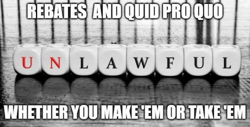 Rebating and insurance or annuities