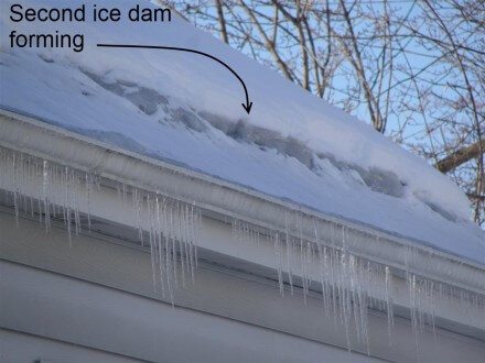 Anatomy of an ice dam. Ice Dams How To Prevent And How To Remove Structure Tech Home Inspections
