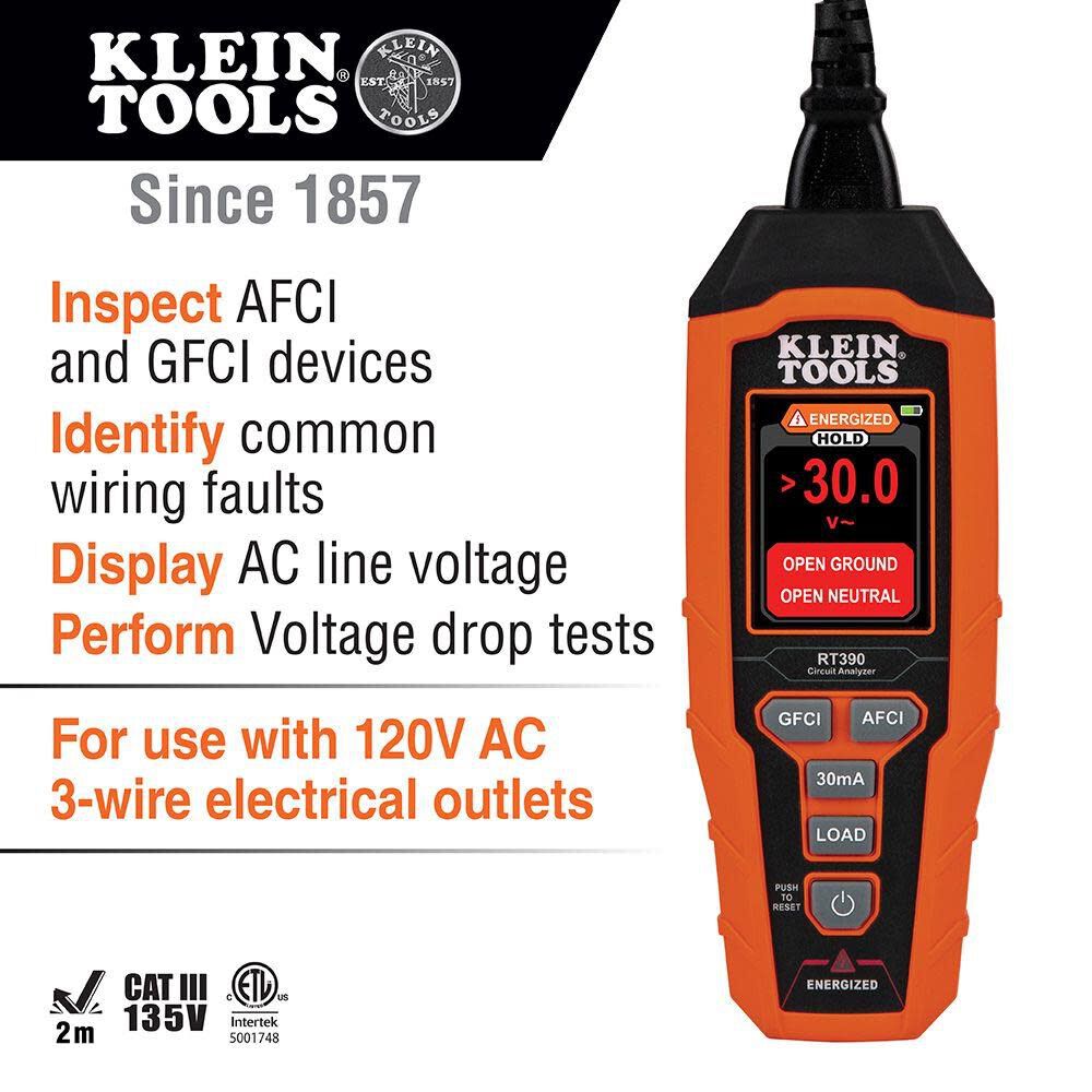 Tool News Klein Tools RT390 The Ultimate Circuit Analyzer for