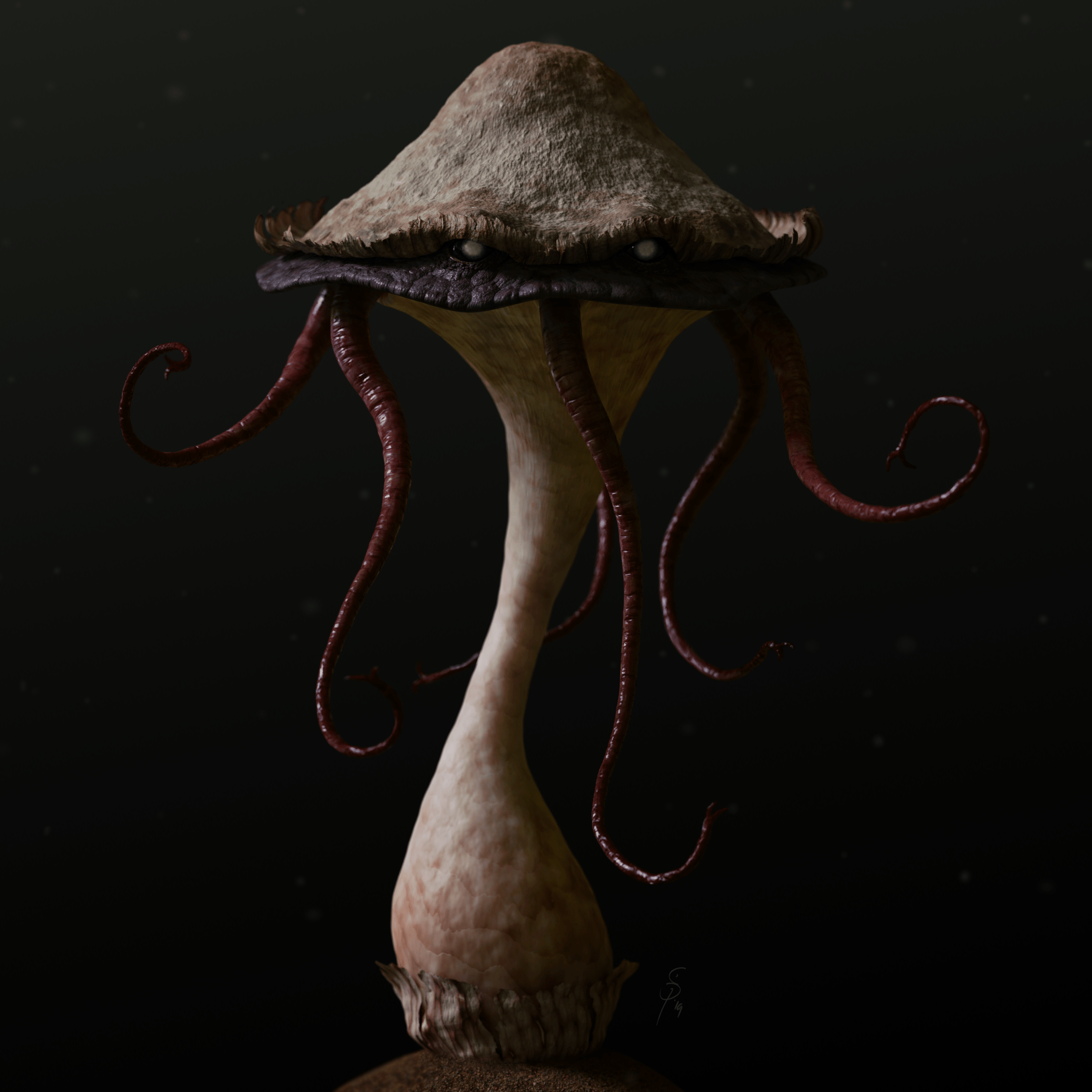 Concept Design - Mushroom Creature