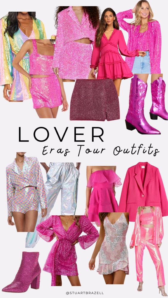 Lover inspired outfit ideas for taylor swift eras concert tour