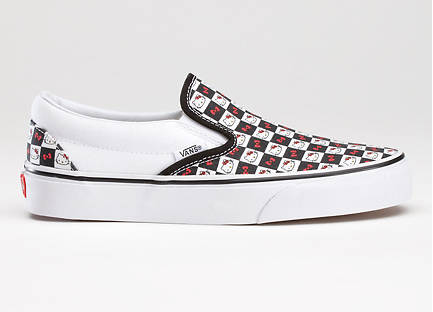 hello kitty checkered vans