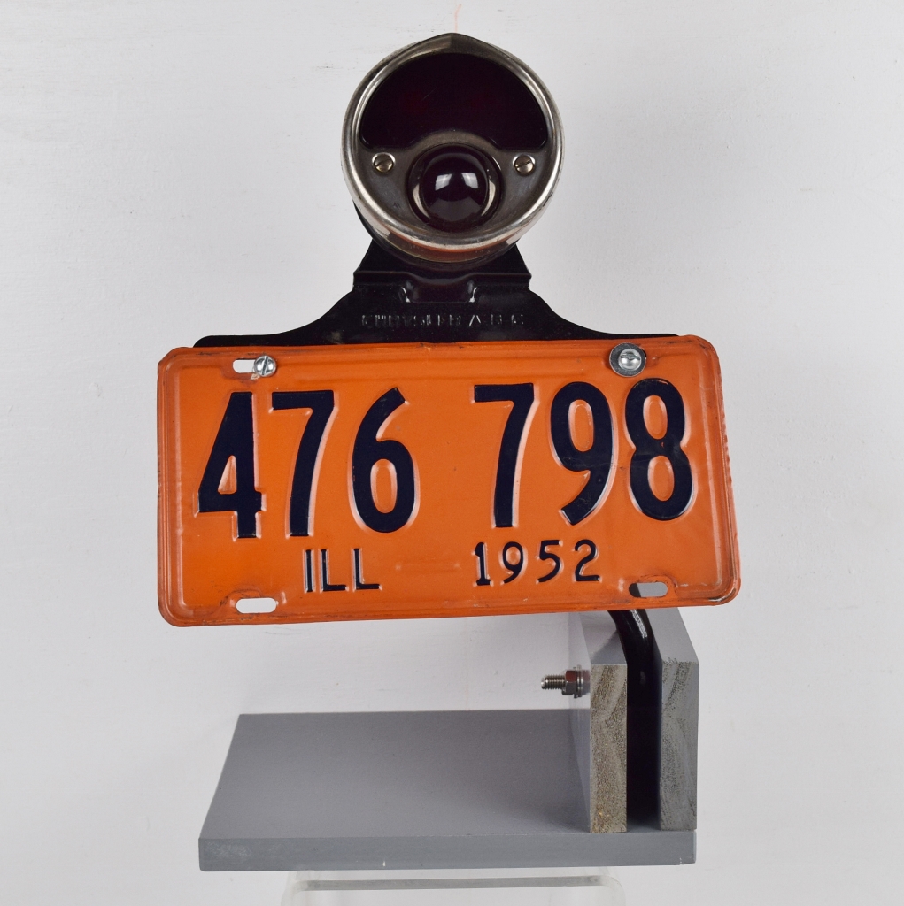 1929 1930 Chrysler Dodge Plymouth Rear Tail Lamp Tag Light