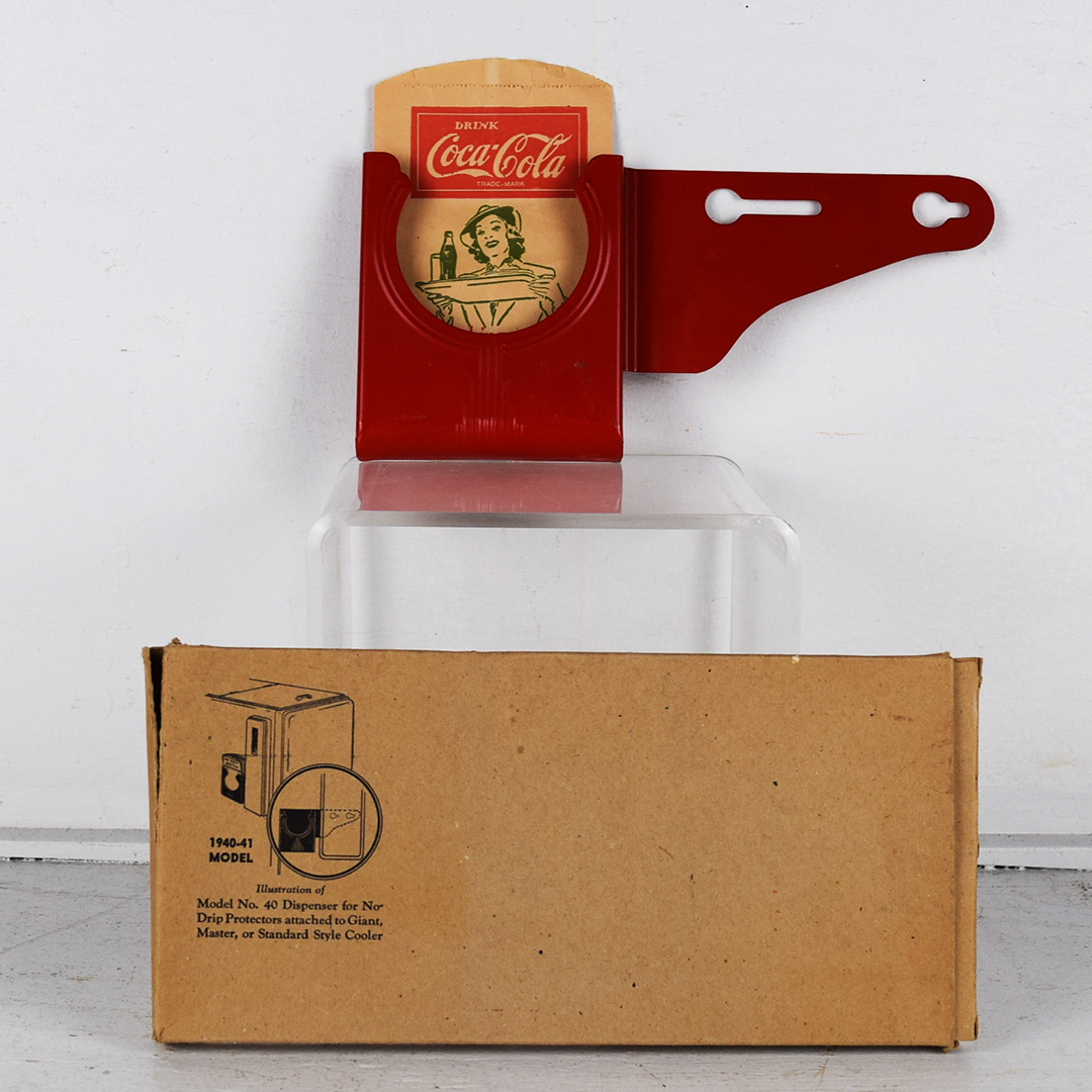 Coca Cola Metal No Drip Dispenser New Old Stock Model No 40