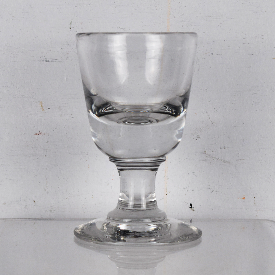 Victorian English Penny-A-Lick Ice Cream Glass Penny Lick