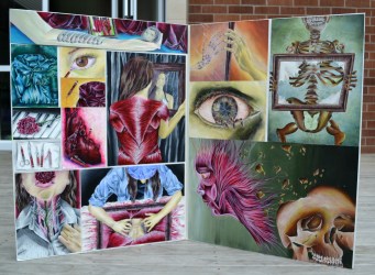 ncea level boards painting portfolio folio igcse gcse student exemplars portfolios board studentartguide drawing studio cambridge jessica ap painted terms