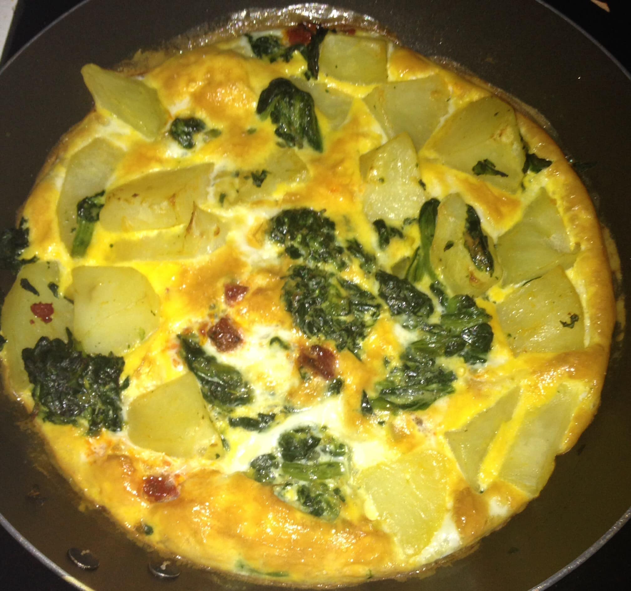 Simple Spanish chorizo potato omelette recipe Recipe