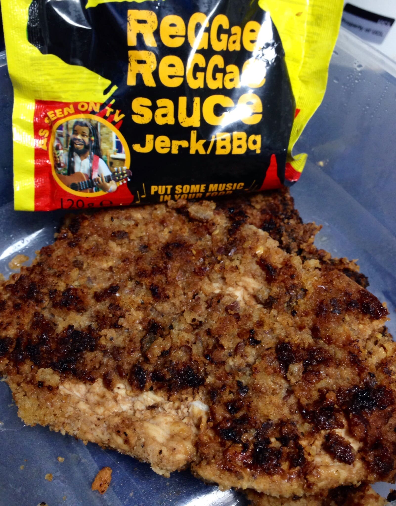 Easy Breaded Turkey with Reggae reggae sauce Recipe