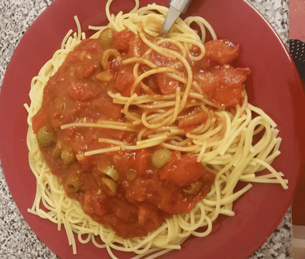 Simple but yummy Chilli pasta student recipe Recipe