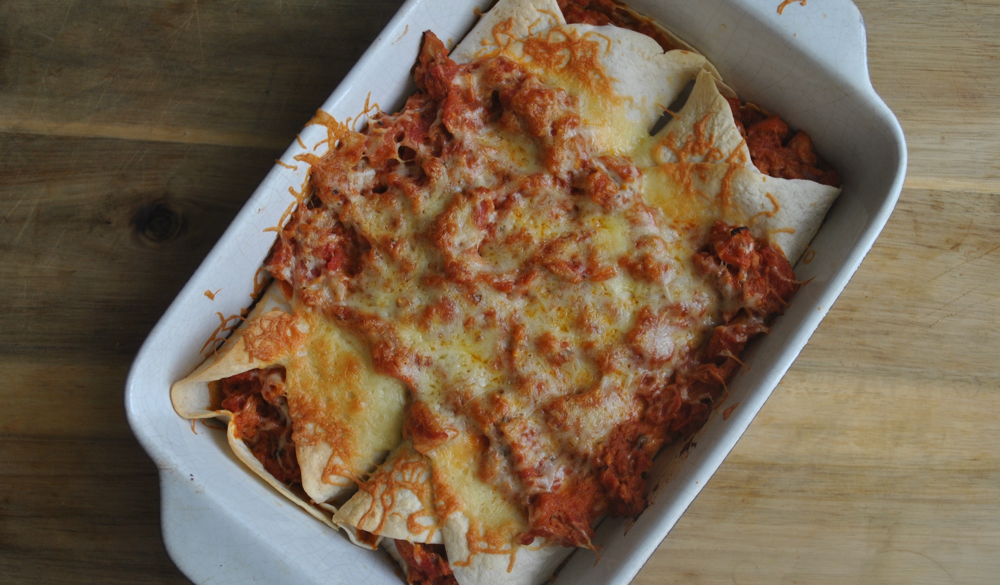 Super Simple Tuna Enchiladas Recipe