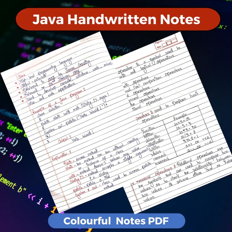 Java Wadhwa Notes Pdf - High Quality Minimal Pattern - Mobile