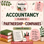 Class XII accountancy notes- Partnership+Companies