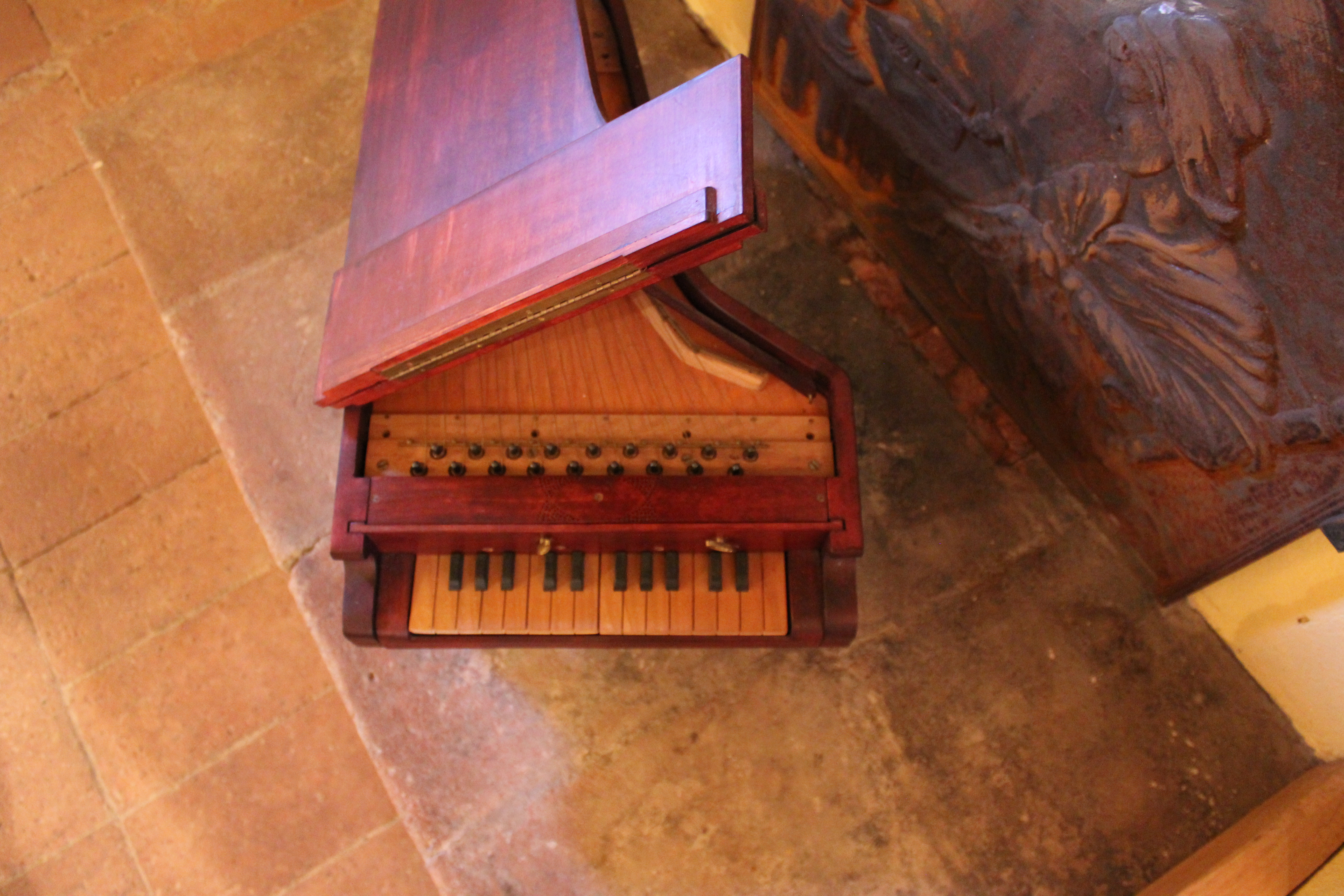 La tastiera e l'interno