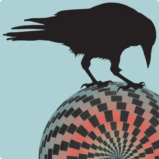 Shop FLOTAINMENT Logo mit Rabe Petit Noir als Markenzeichen